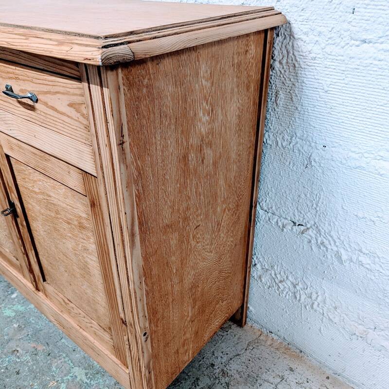 Parisian sideboard in raw wood