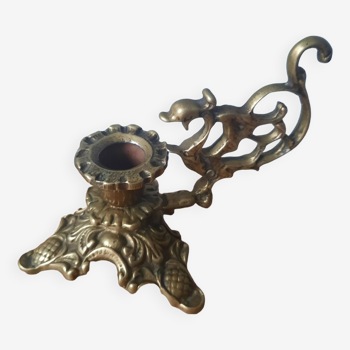 Bronze candle holder