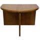 Vintage Side Table In Oak Minimalist 80's Design