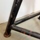 Tabouret pivotant industriel noir, années 1960