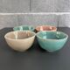 Set of 4 stoneware bowls