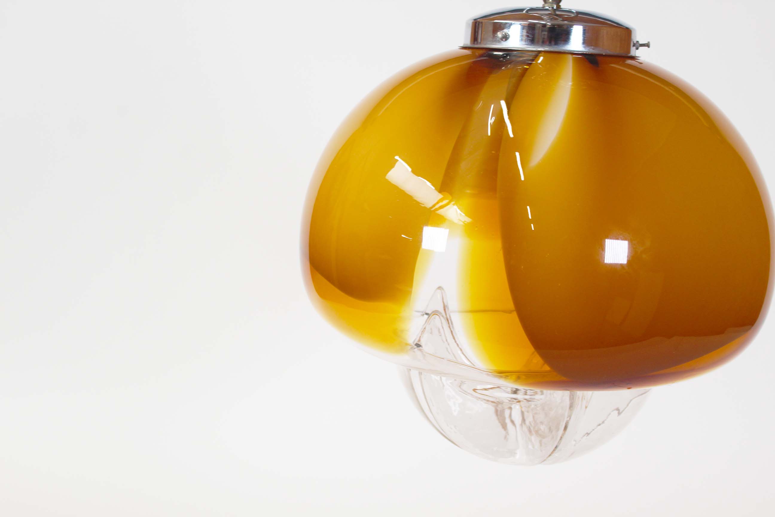 Murano glass pendant lamp by Toni Zuccheri