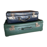 Set of 2 vintage suitcases