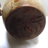 Old stoneware pitcher