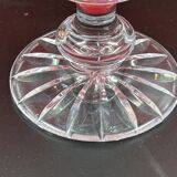 Sèvres crystal vase - signed on the base - 25.5 cm