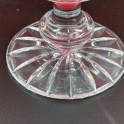 Sèvres crystal vase - signed on the base - 25.5 cm