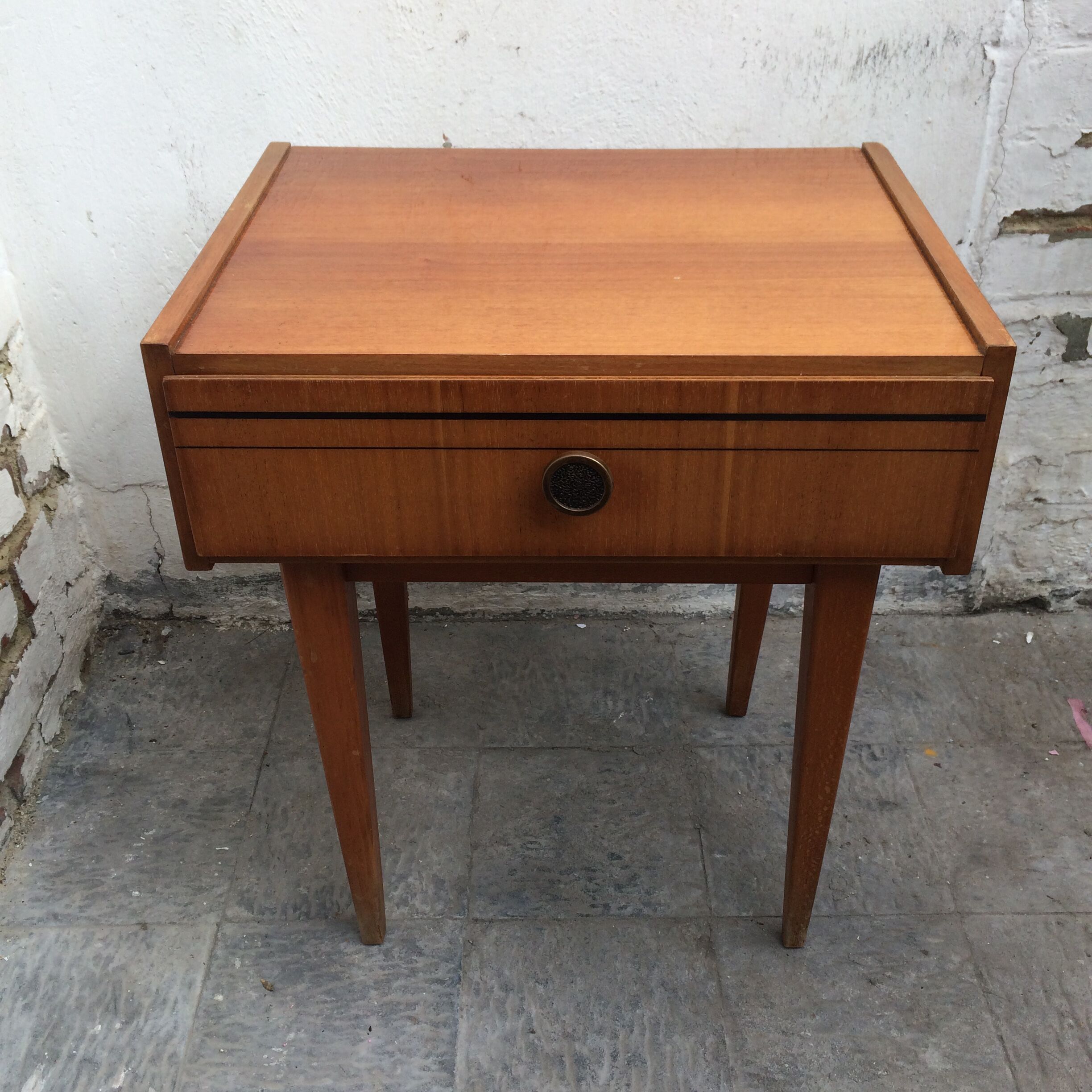 Scandinavian vintage 1960 style bedside table