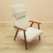 Danish teak lounge chair with new velour upholstery, 1960s