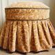 Antique velvet footstool/ottoman