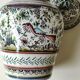 Potiche/ginger pot, tea reproduction xviith museum, art and deco, hand painted signed