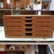 Old wooden furniture Papers Canson with 5 drawers