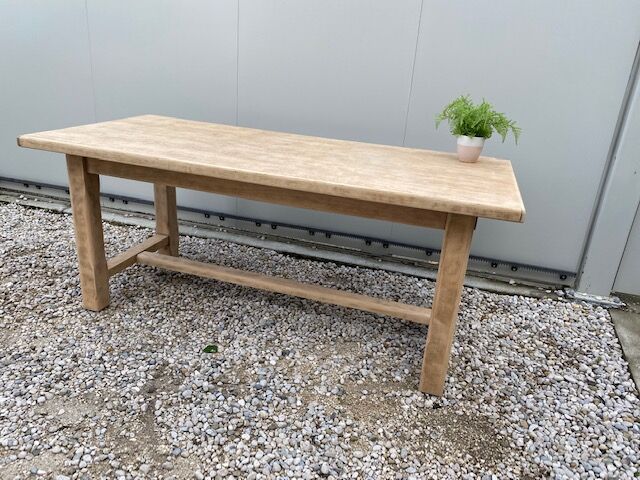 Stripped farmhouse table 180 cm