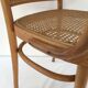 Bentwood and cane armchair