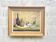 Peinture à l’huile signée Milieu du siècle