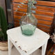 Vintage white wooden stool