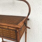 Portable bamboo worker furniture