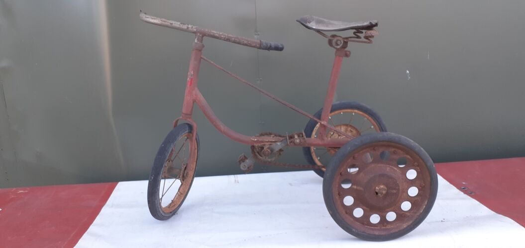 Antique children's tricycle