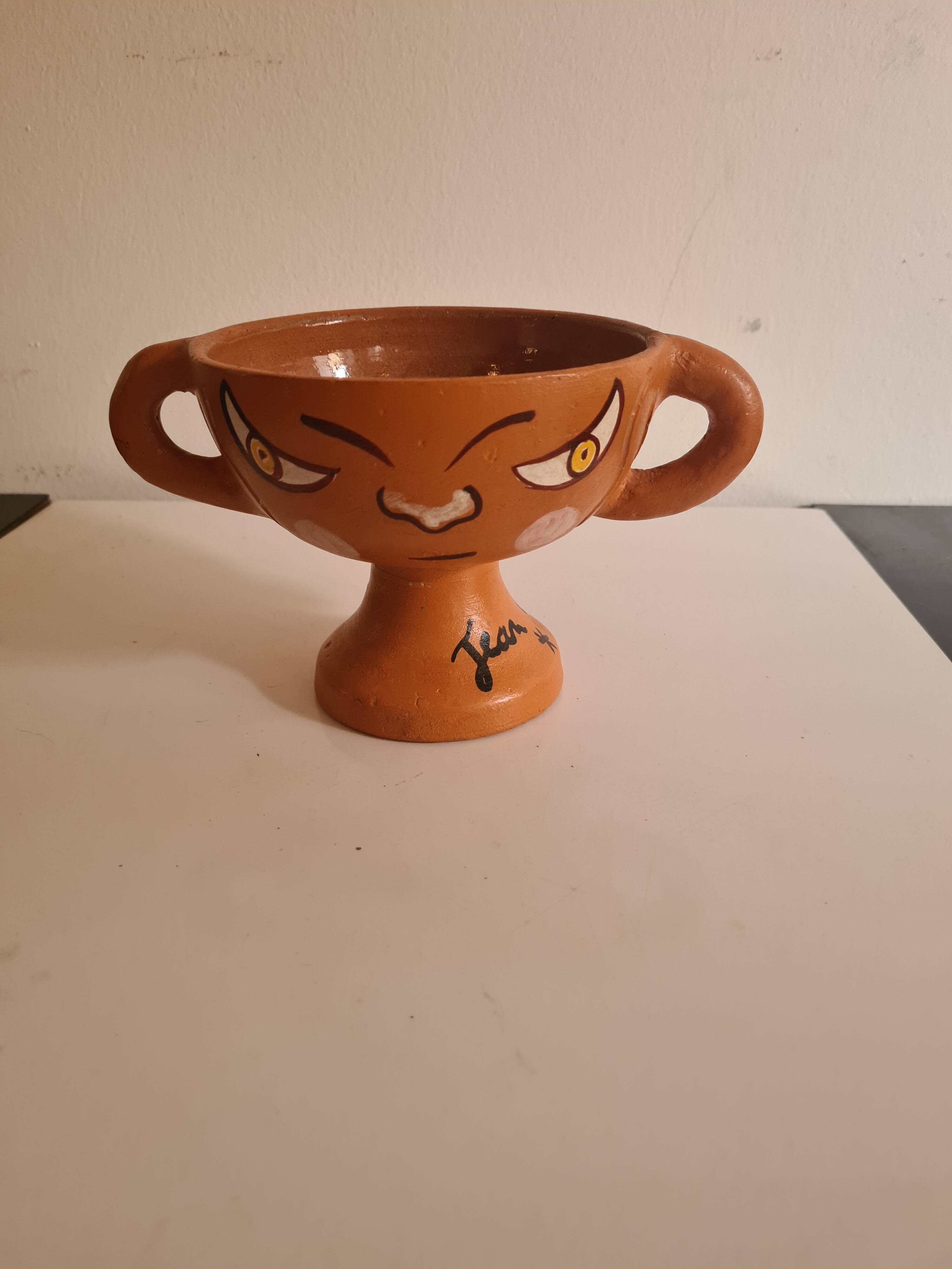 Rare ceramic by Jean Cocteau original edition atelier madeline jolly