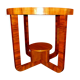 Table ronde italienne post-déco 1950s