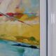 Modern Abstract Landscape, Oil on Canvas, Signed, Belgium, 1982