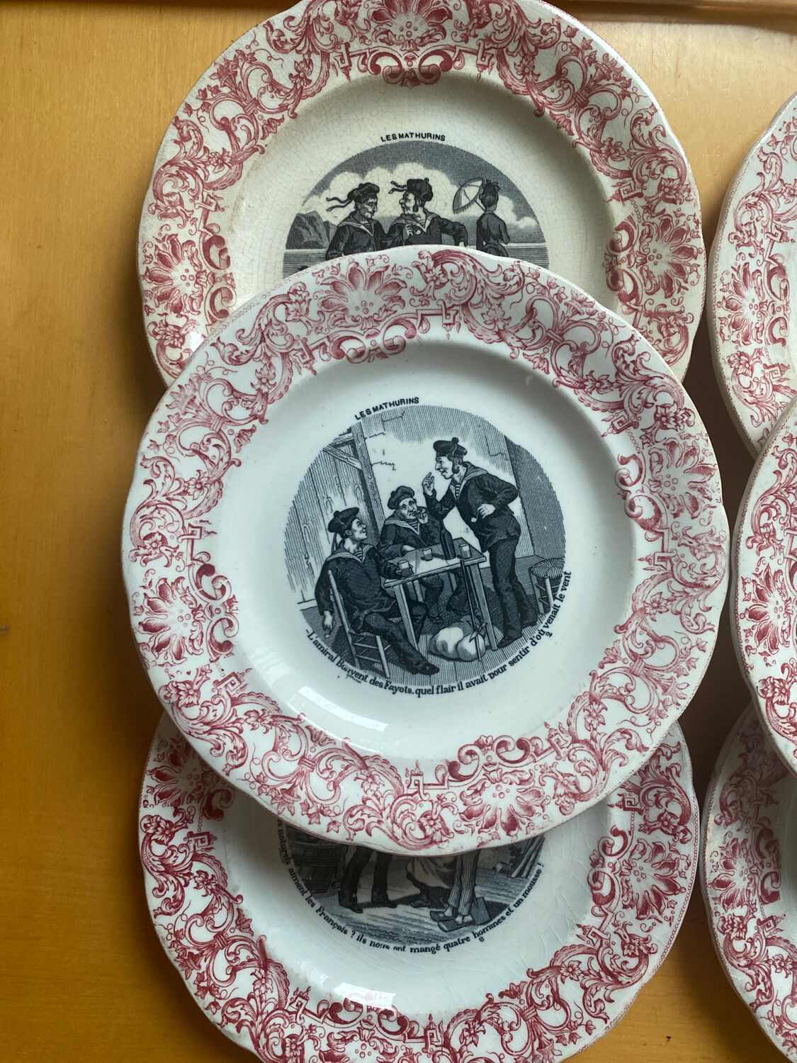 Gien dessert plate series