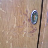 50s wardrobe with key