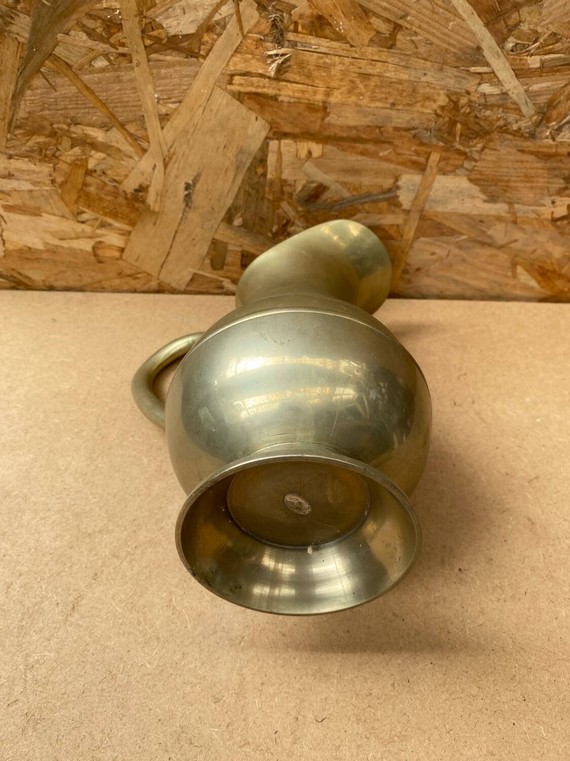 Antique Brass Pitcher Vintage Kitchen