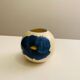 Lunéville earthenware ball vase - "Blue Anemone" collection