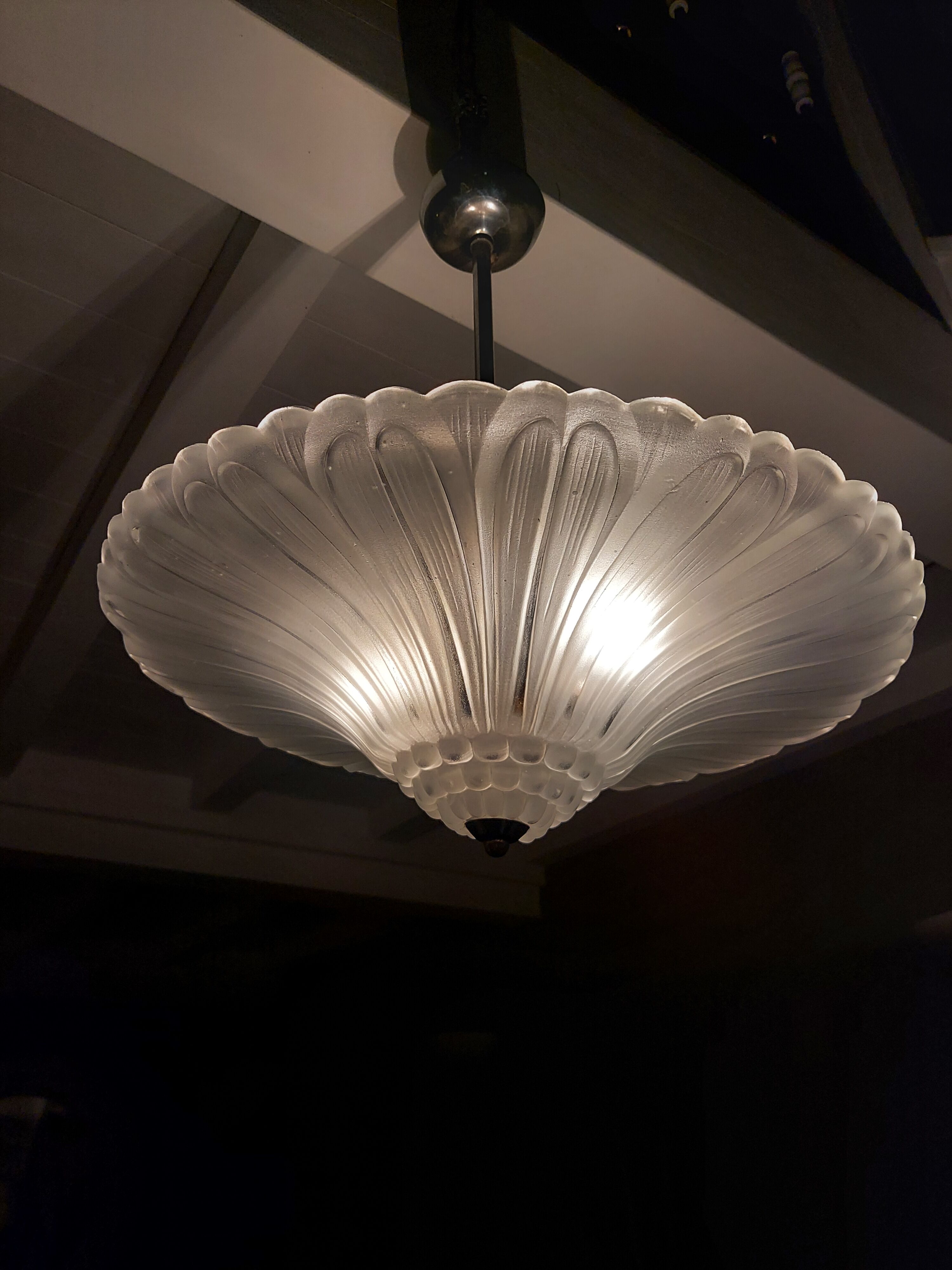 Vintage Art Deco chandelier 1930s