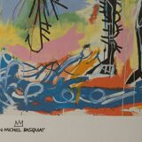 Jean-Michel Basquiat. Numbered colour silkscreen. 1990s.