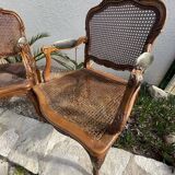 Louis XV cabriolet armchairs