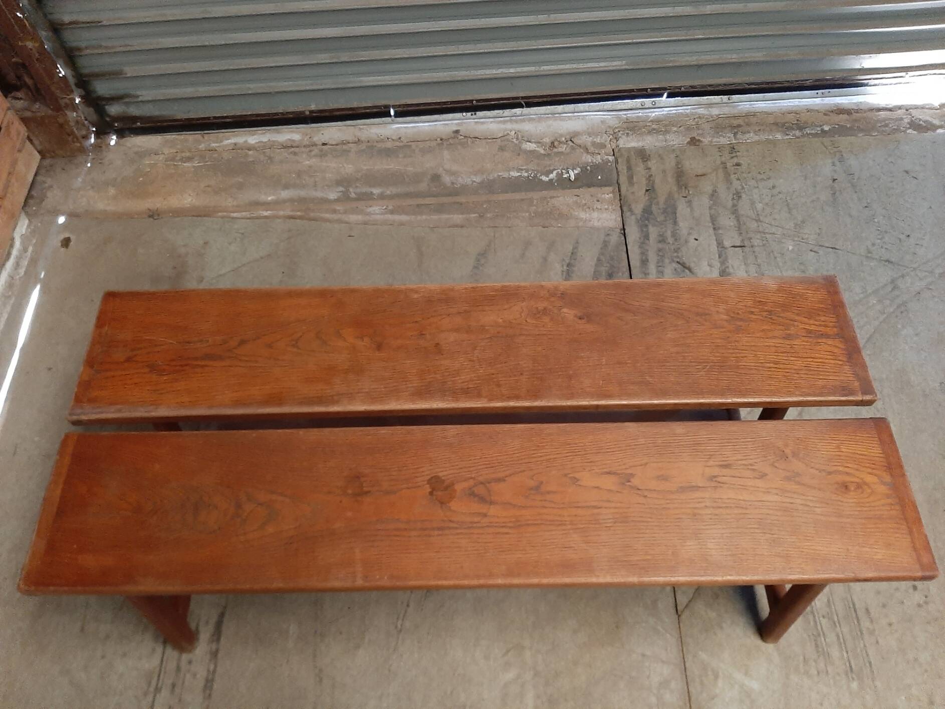 Pair of old benches