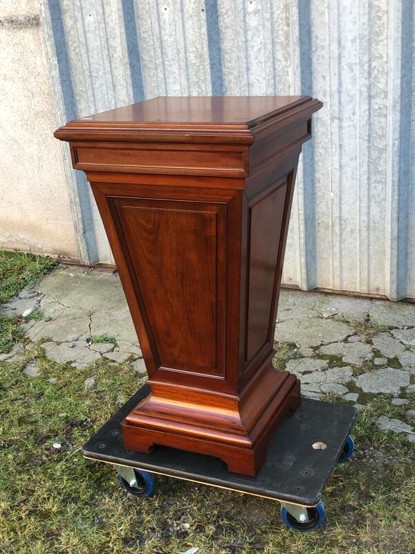 Colonne en acajou Napoléon lll XlXeme