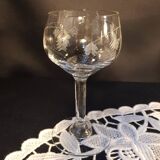 6 verres à porto ciselés