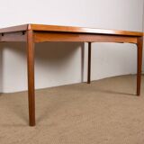 Danish extendable teak dining table by Henning Kjaernulf for Vejle Stole 1960.