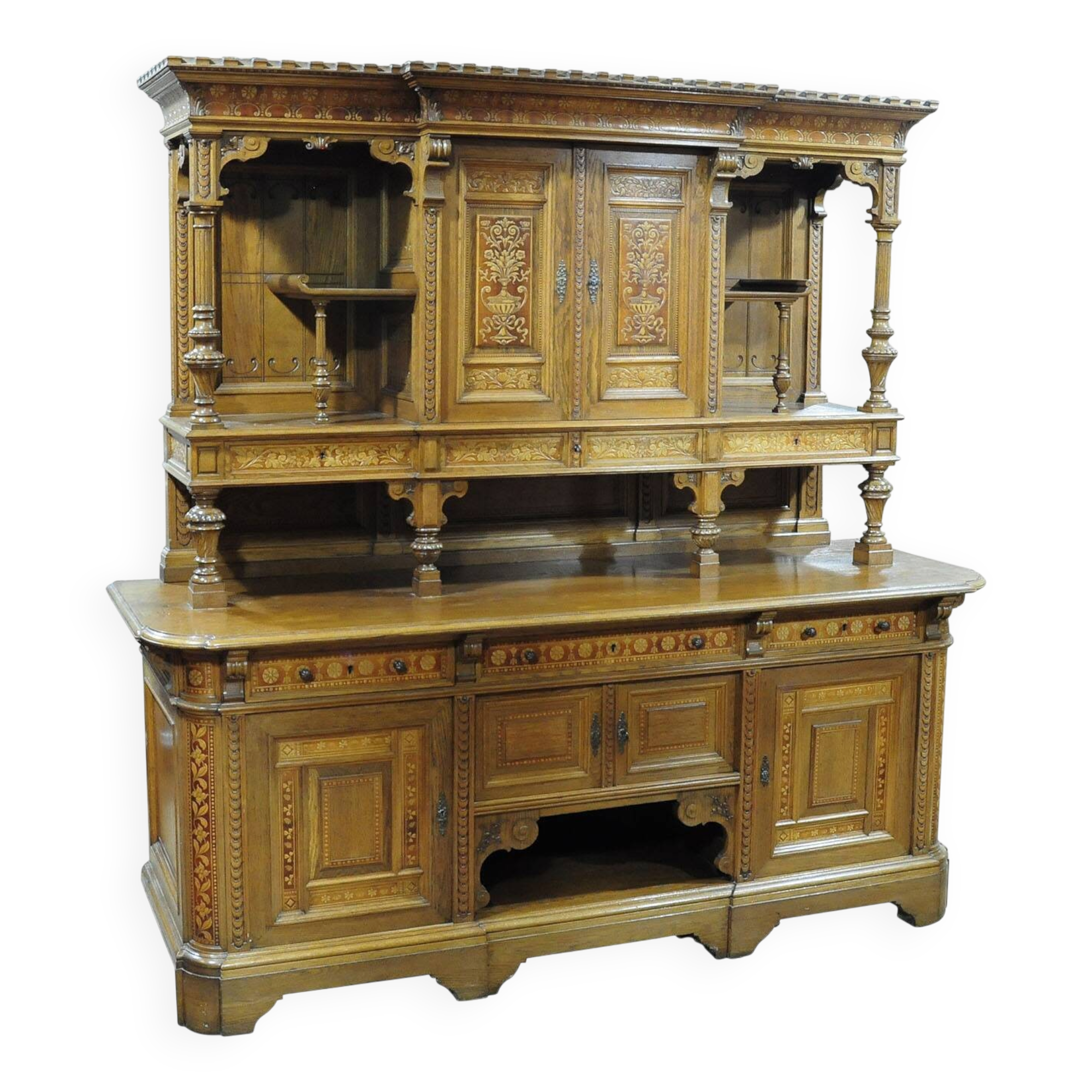 A large buffet by Bernhard Ludwig Vienna around 1900