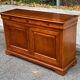 Buffet en bois 2 portes style Louis Philippe, 20ème s.