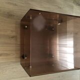 70s plexiglass coffee table