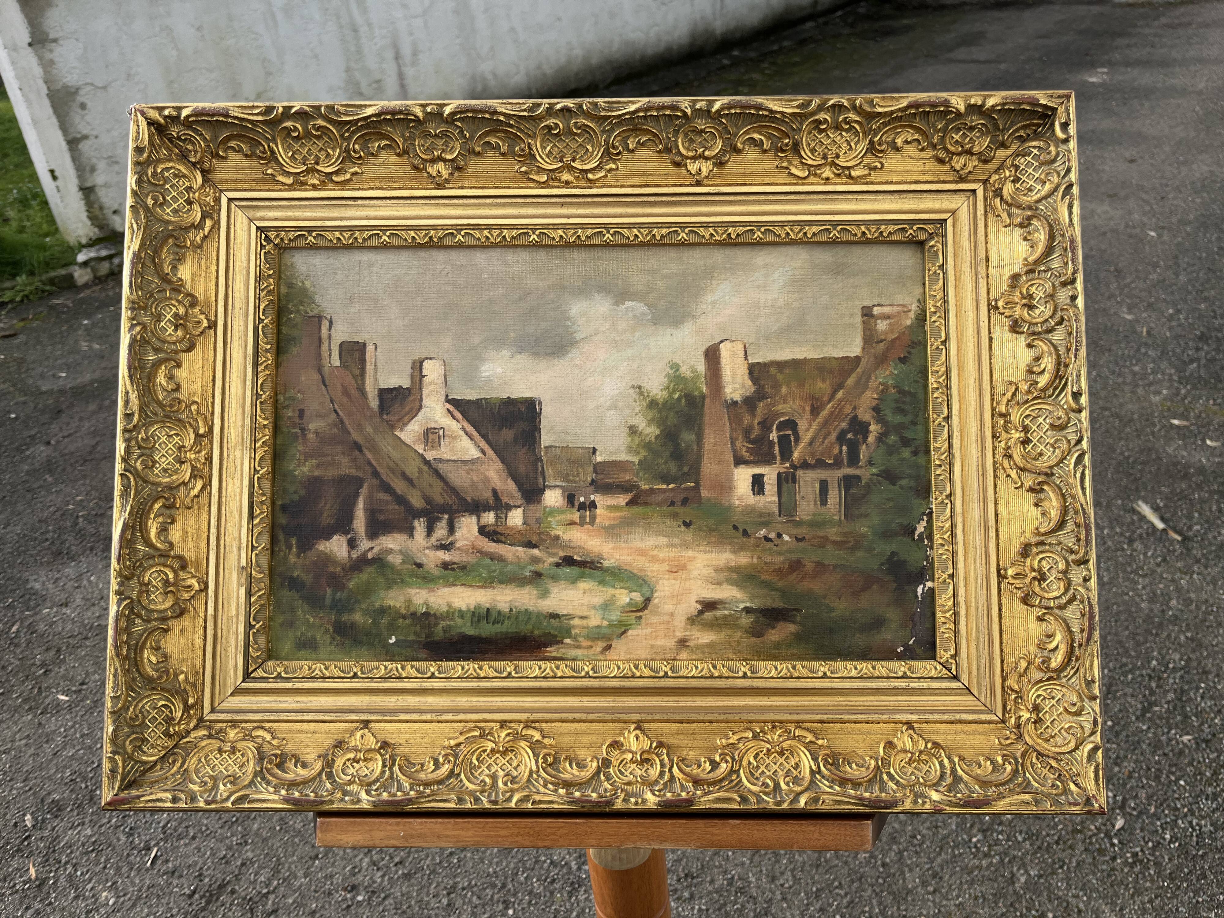 Painting - Rural Landscape Barbizon Style, French School