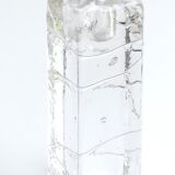 Czechoslovak bohemian crystal candle holder, 60s