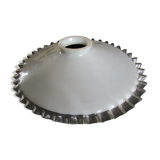 White lampshade in vintage opaline