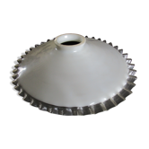 White lampshade in vintage opaline