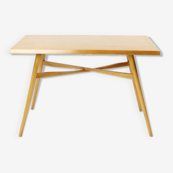 Table basse en chêne, Tchécoslovaquie Années 1960