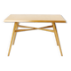Table basse en chêne, Tchécoslovaquie Années 1960