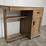 Old Art Deco teak desk