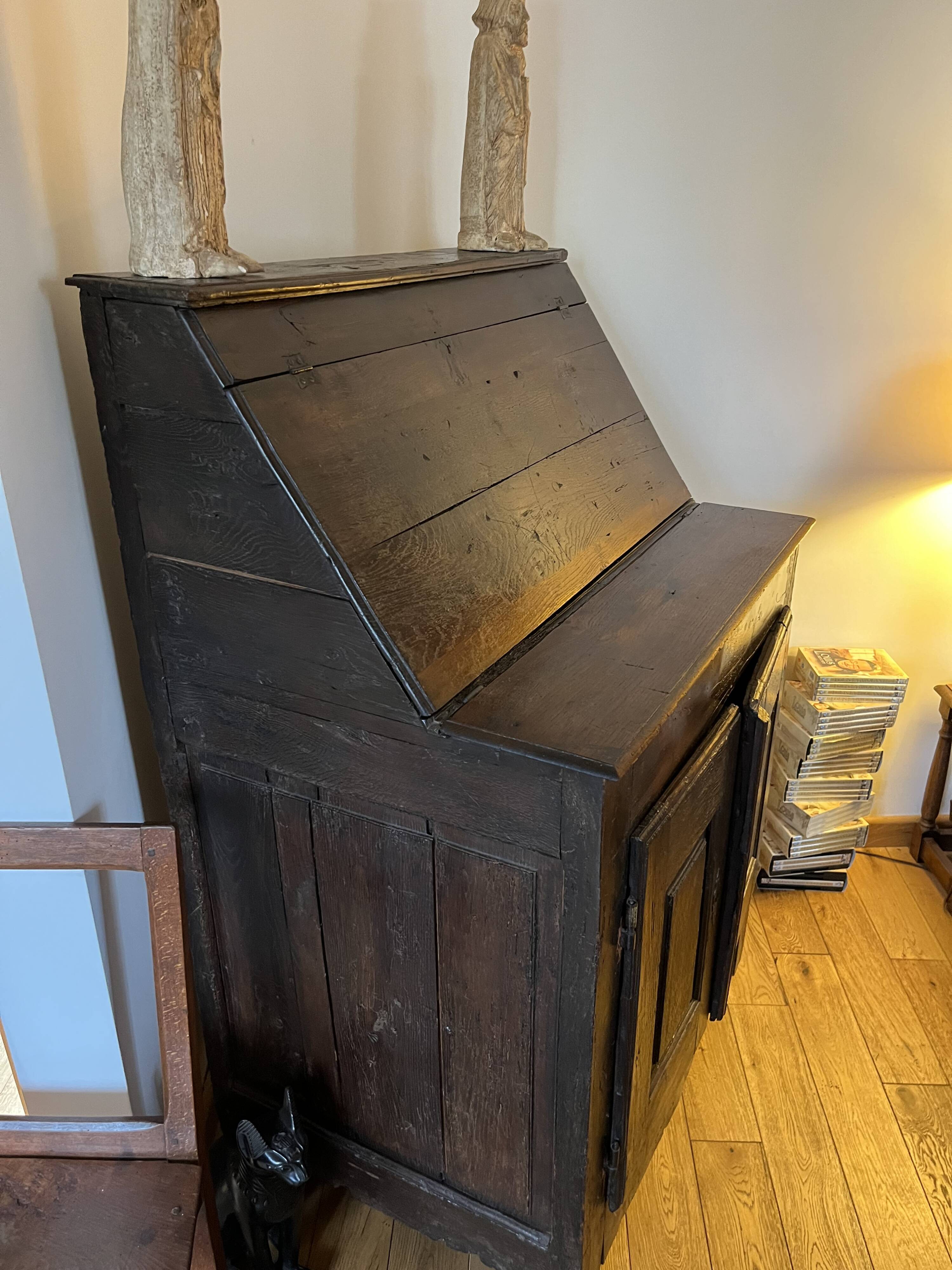 Sacristy furniture serving as a bar