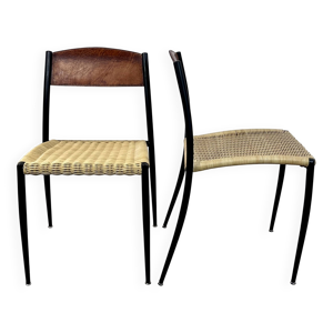 chaises (lot de 2) en - cuir