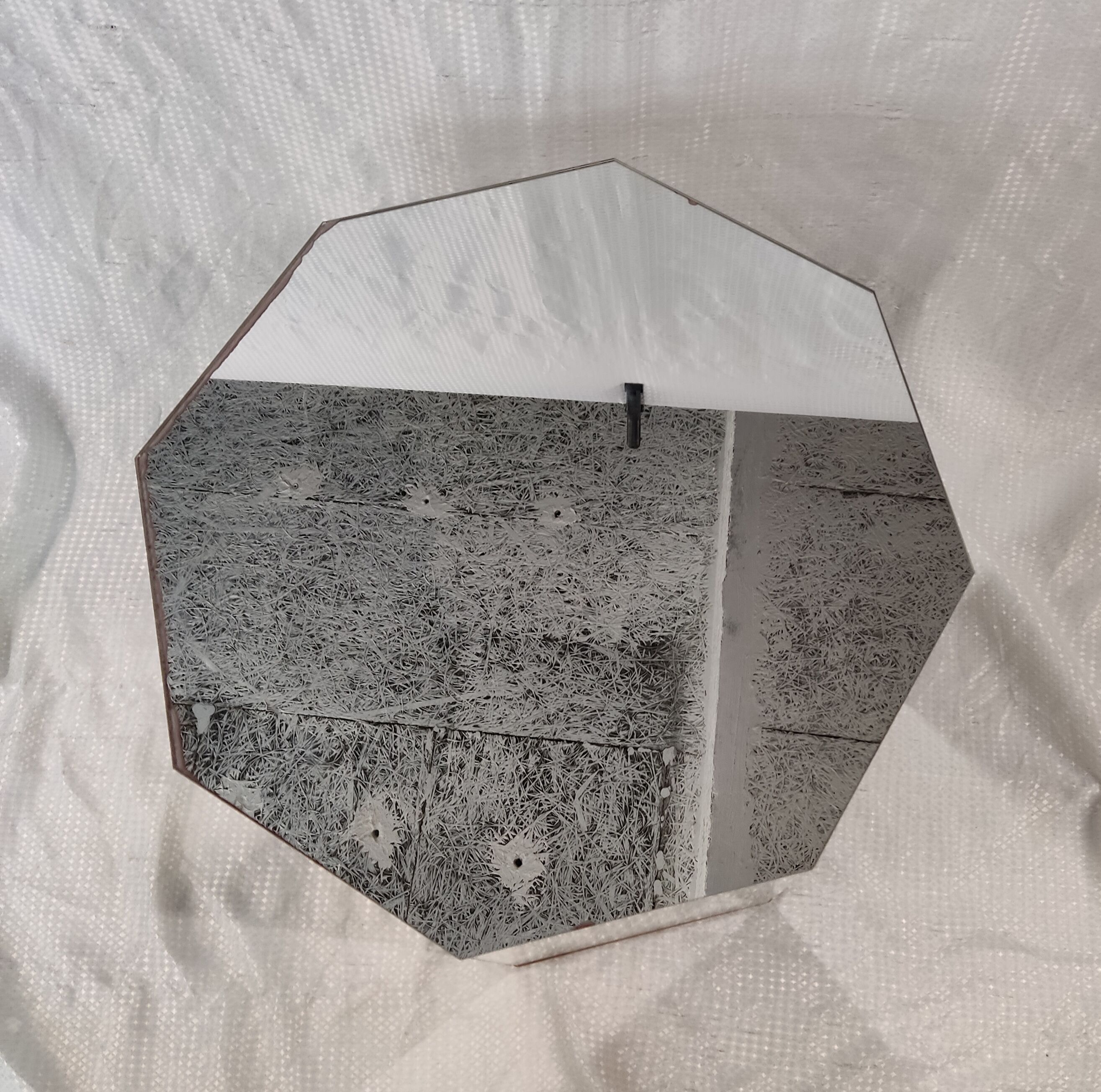 Coffee table mirror effect seventies