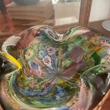 Murano “tutti frutti” AVEM pocket ashtray circa 1950