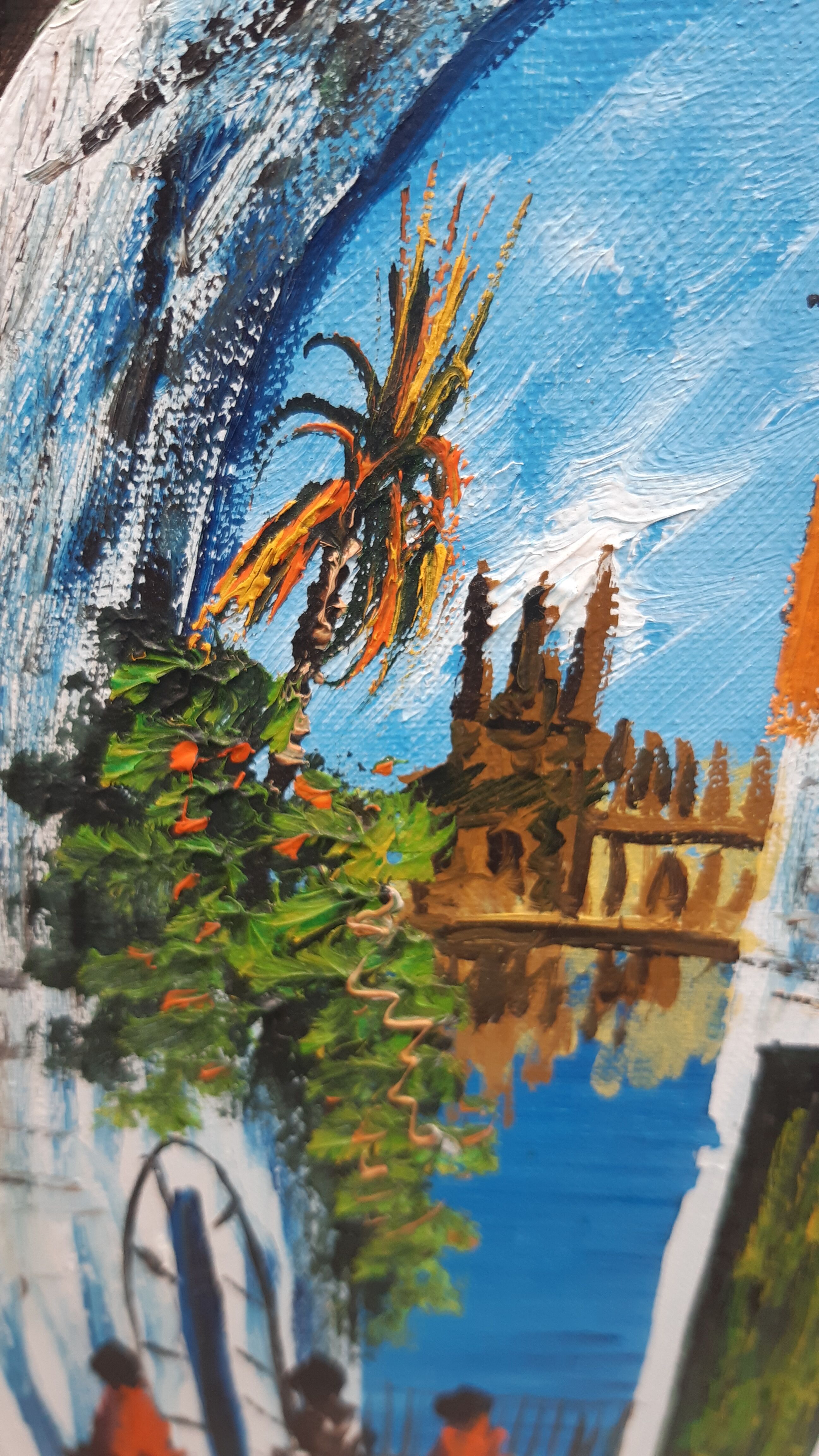 Orientalist painting mid-twentieth century